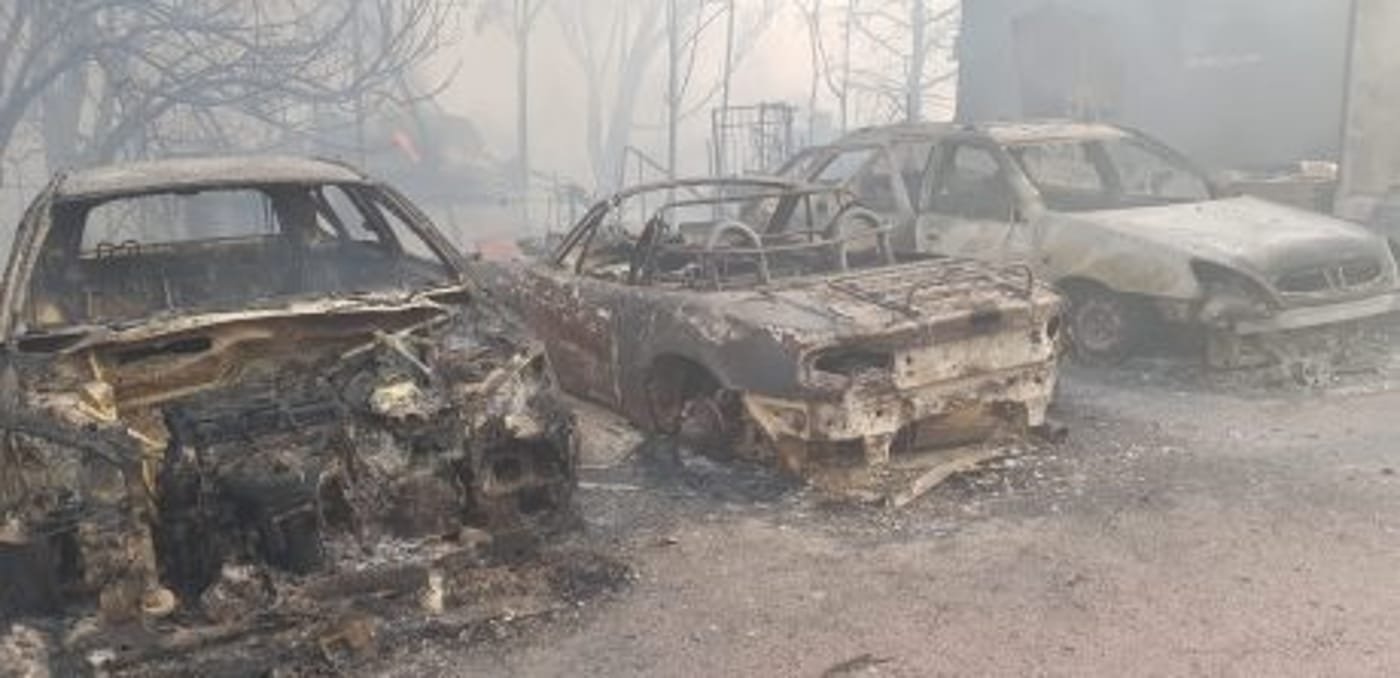 השריפה במבוא מודיעים: "כמעט כל היישוב הוחרב"