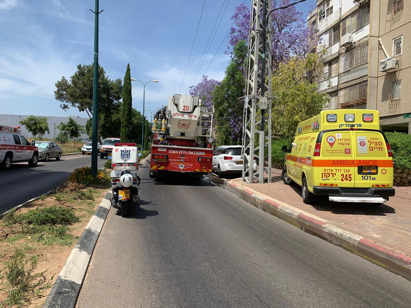 כפר סבא: גבר בן 58 נשרף למוות בדירתו