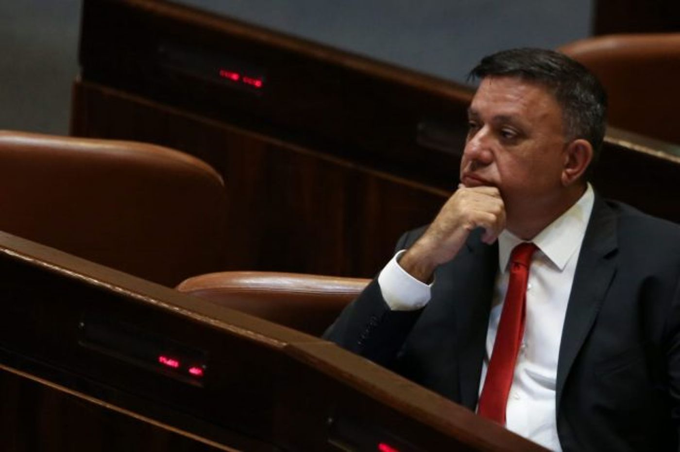 גבאי: "דחינו את ההצעה להצטרף לממשלה" (צילום: חיים גולדברג/ סרוגים)