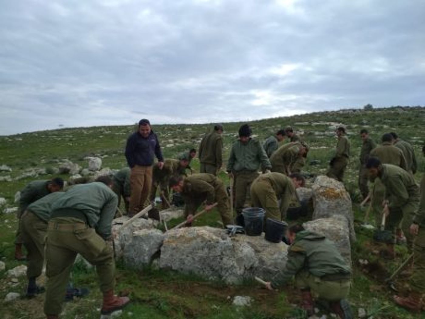 חיילים חשפו מגדל תצפית מימי המלך חזקיהו