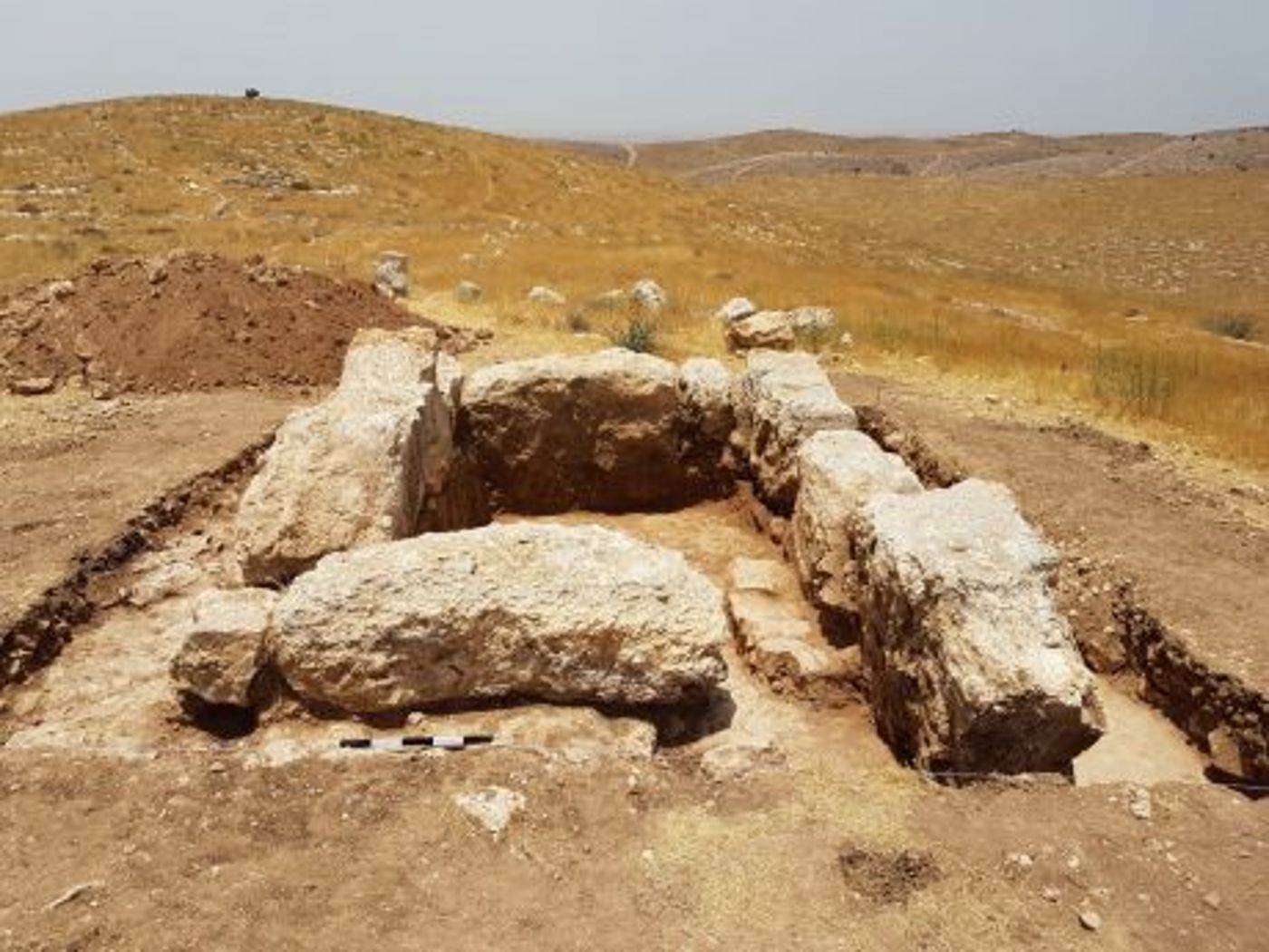 חיילים חשפו מגדל תצפית מימי המלך חזקיהו