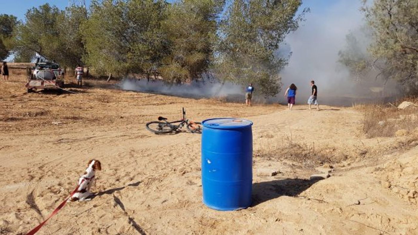 דרום שחור: 14 שריפות בעוטף- אחת בתוך יישוב