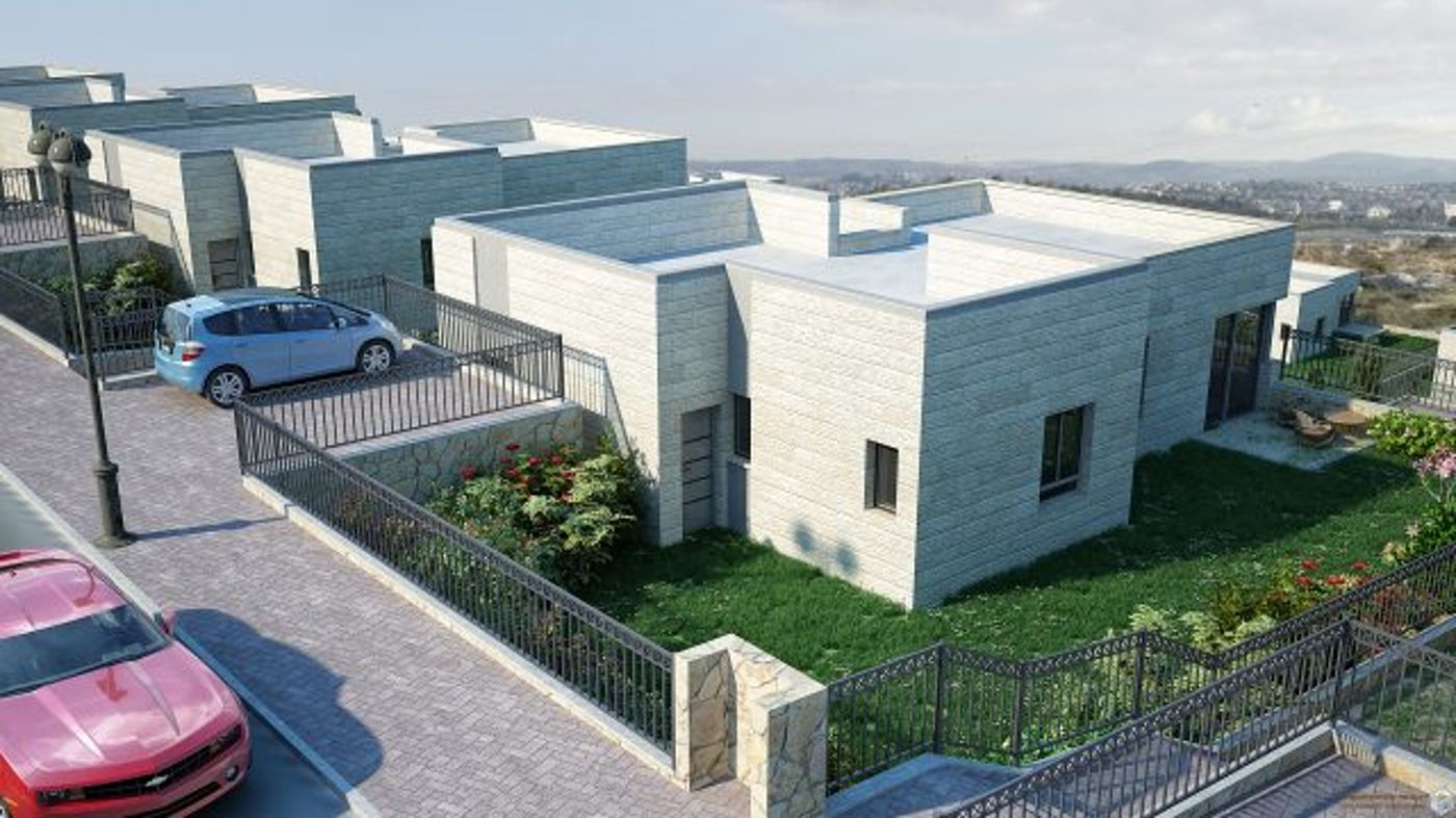 אילוסטרציה של הבנייה בכרמי שילה. באדיבות המצלם