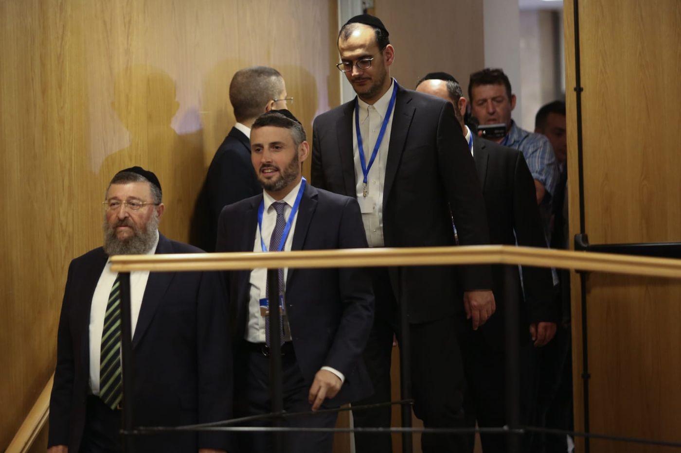נציגי ש"ס, הראושנים להיכנס ביום השני