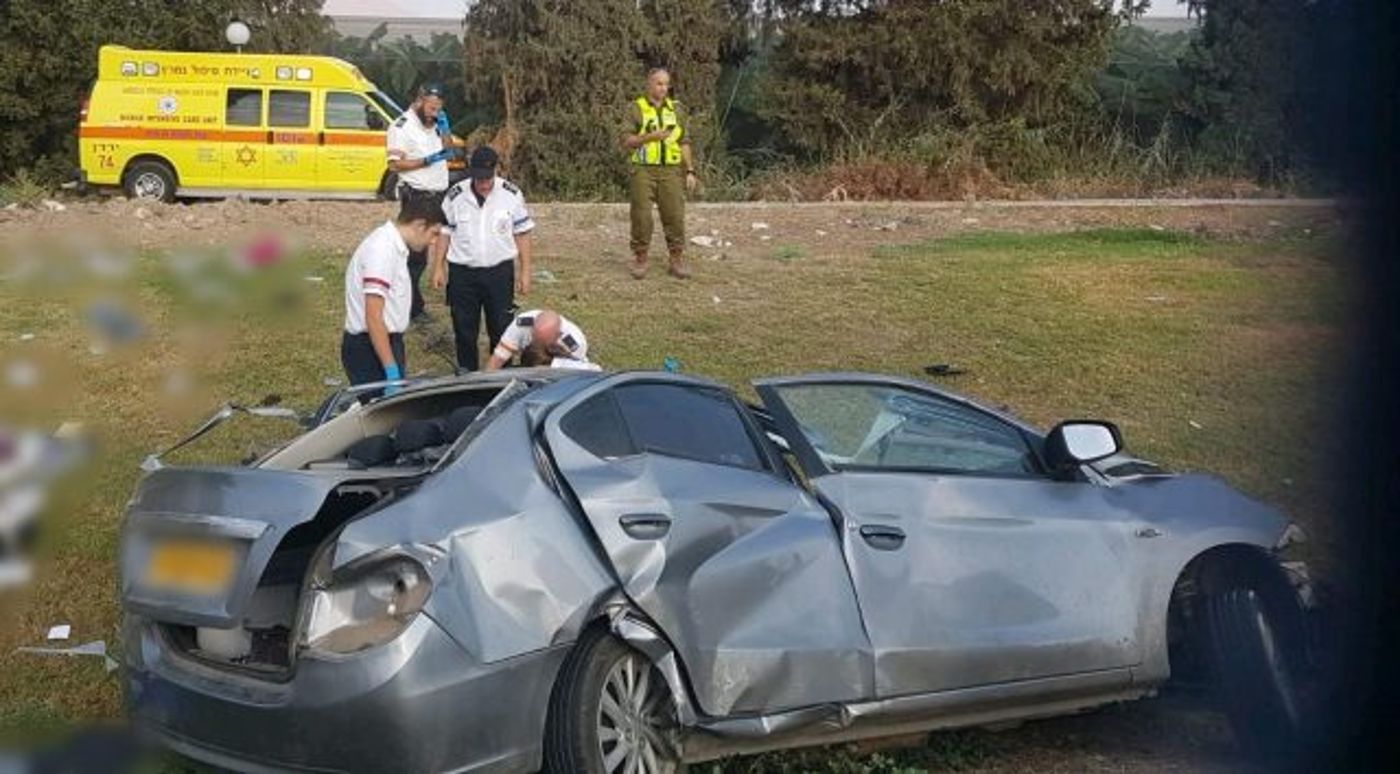 בוקר קשה בכבישים: הרוג בתאונת דרכים בכביש 90