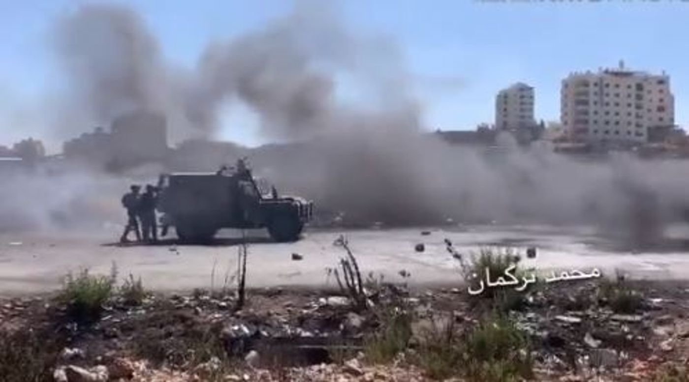 דיווח: עימותים בין צה"ל לפלסטינים בכניסה לביר זית