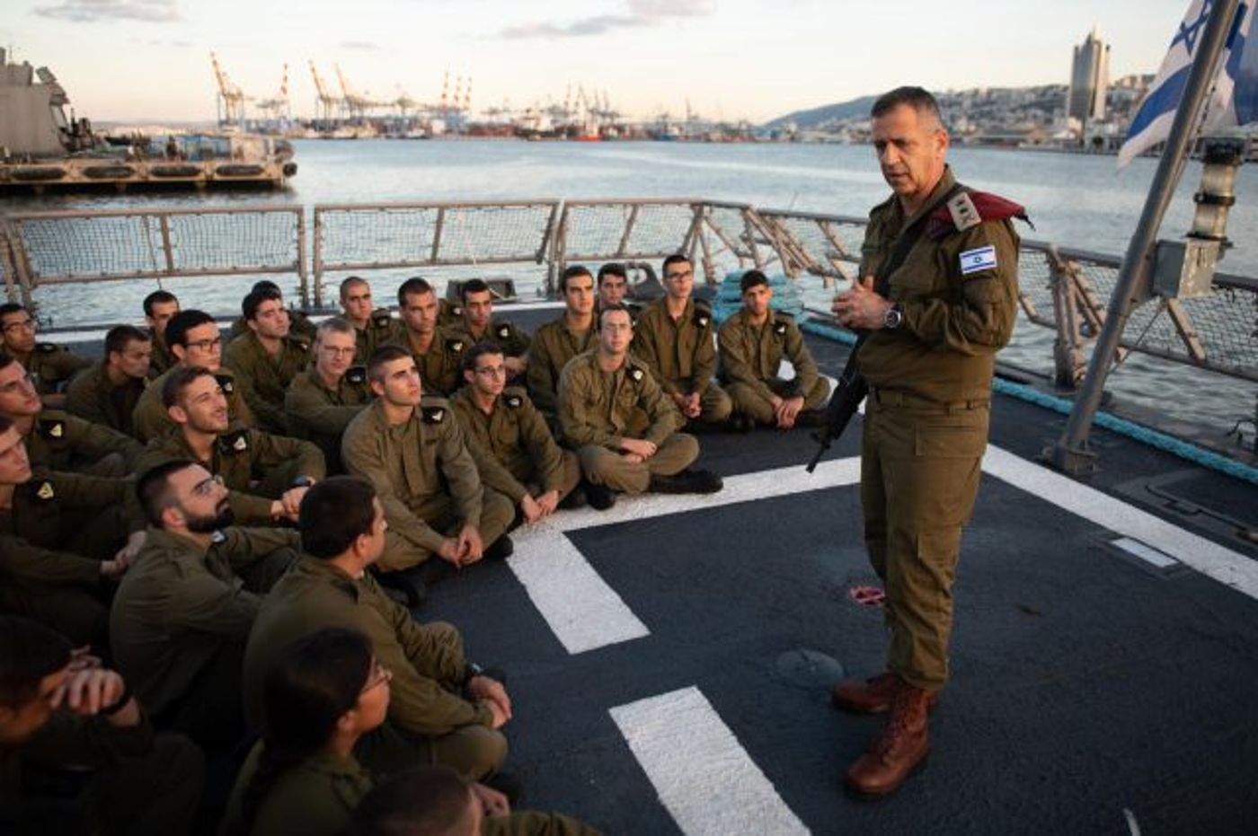 צפו: הרמטכ"ל ערך בוחן פתע בזרוע הים