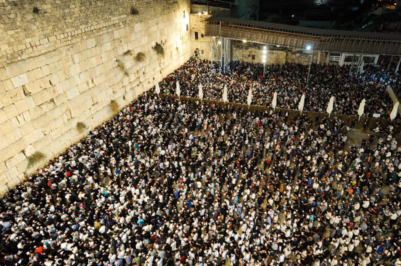סליחות בכותל עם רבבות עמך ישראל לפני יום הדין