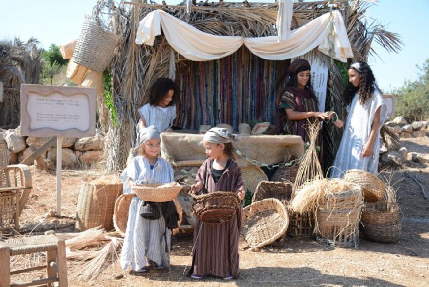 סוכות בנאות קדומים (צילום זהבית דבוש )