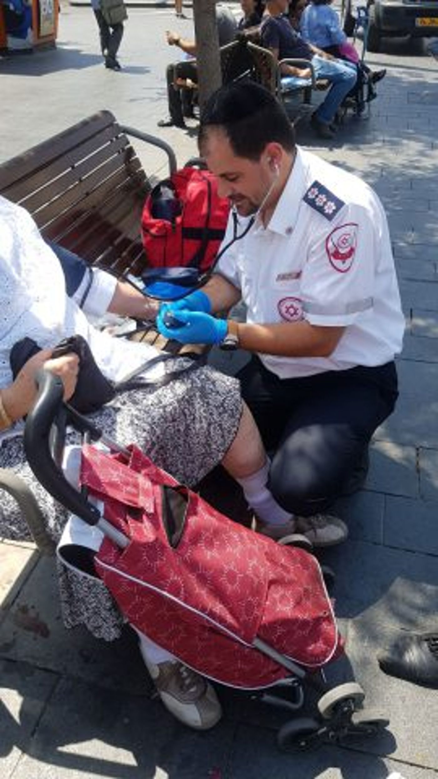 המשנה ליו"ר לשכת עורכי הדין, שהנו גם חובש בכיר במד"א. באדיבות המצלם