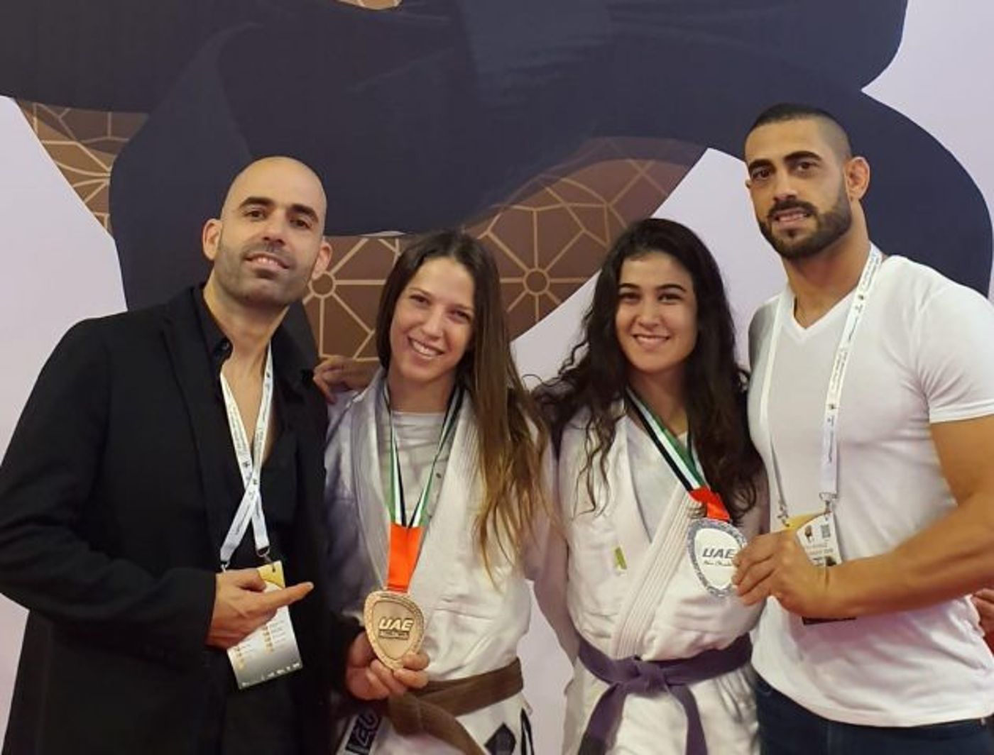 מימין לשמאל: דודי בן זקן, רוני נסימיאן, משי רודנפלד, אמיר בוארון (תמונות : באדיבות התאחדות אילת)