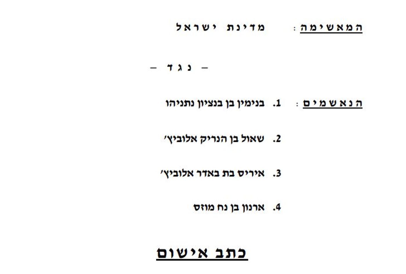 שוחד, מרמה והפרת אמונים: כתב האישום המלא