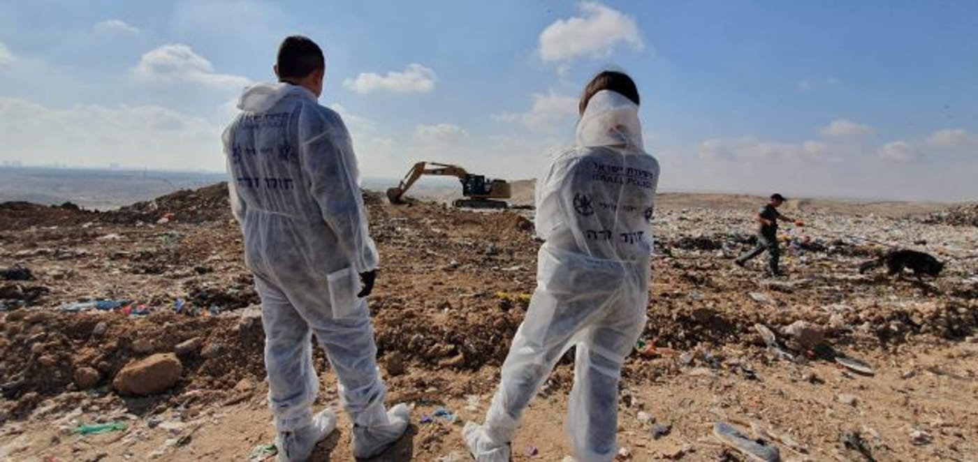 תיעוד: בתוך אלפי טונות של זבל; חיפושים אחר הנעדרת מאשקלון