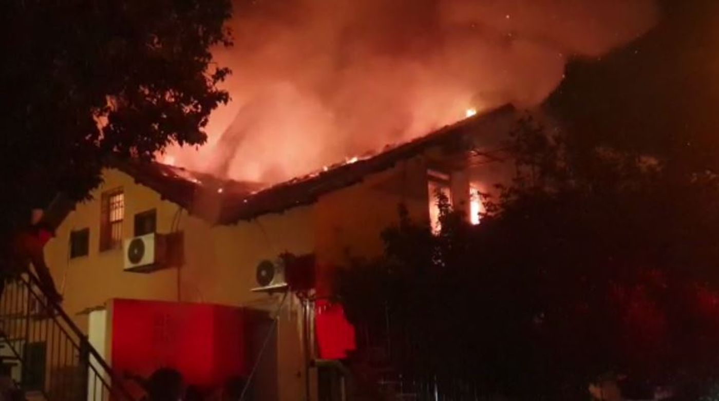 אסון ביישוב רבבה: הבית נשרף באמצע האירוסין. צפו