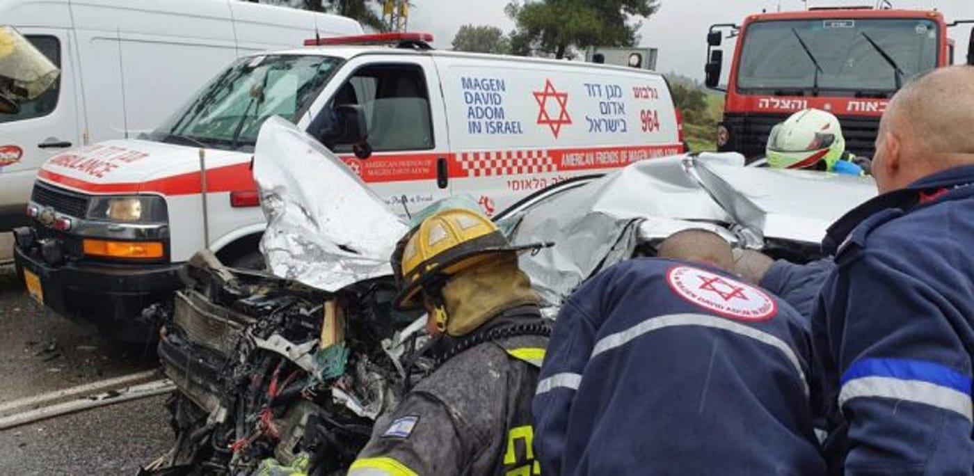 צעירה בת 20 נהרגה בתאונה ליד מגדל העמק