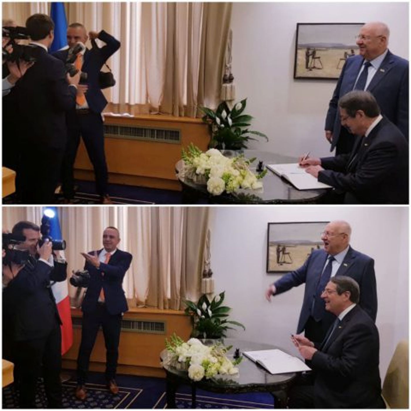 לאחר העימות: נשיא צרפת התנצל בפני המשטרה