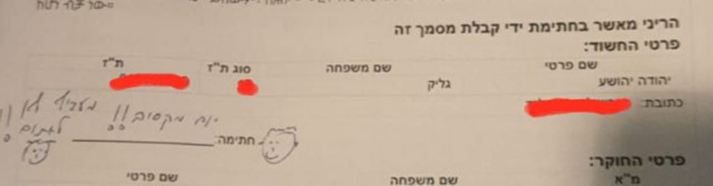 בלעדי: נחשף תוכן המסמכים שלקח יהודה גליק