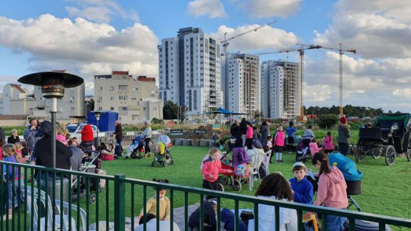 פעילות ט"ו בשבט בכרמי הנדיב. באדיבות המצלם