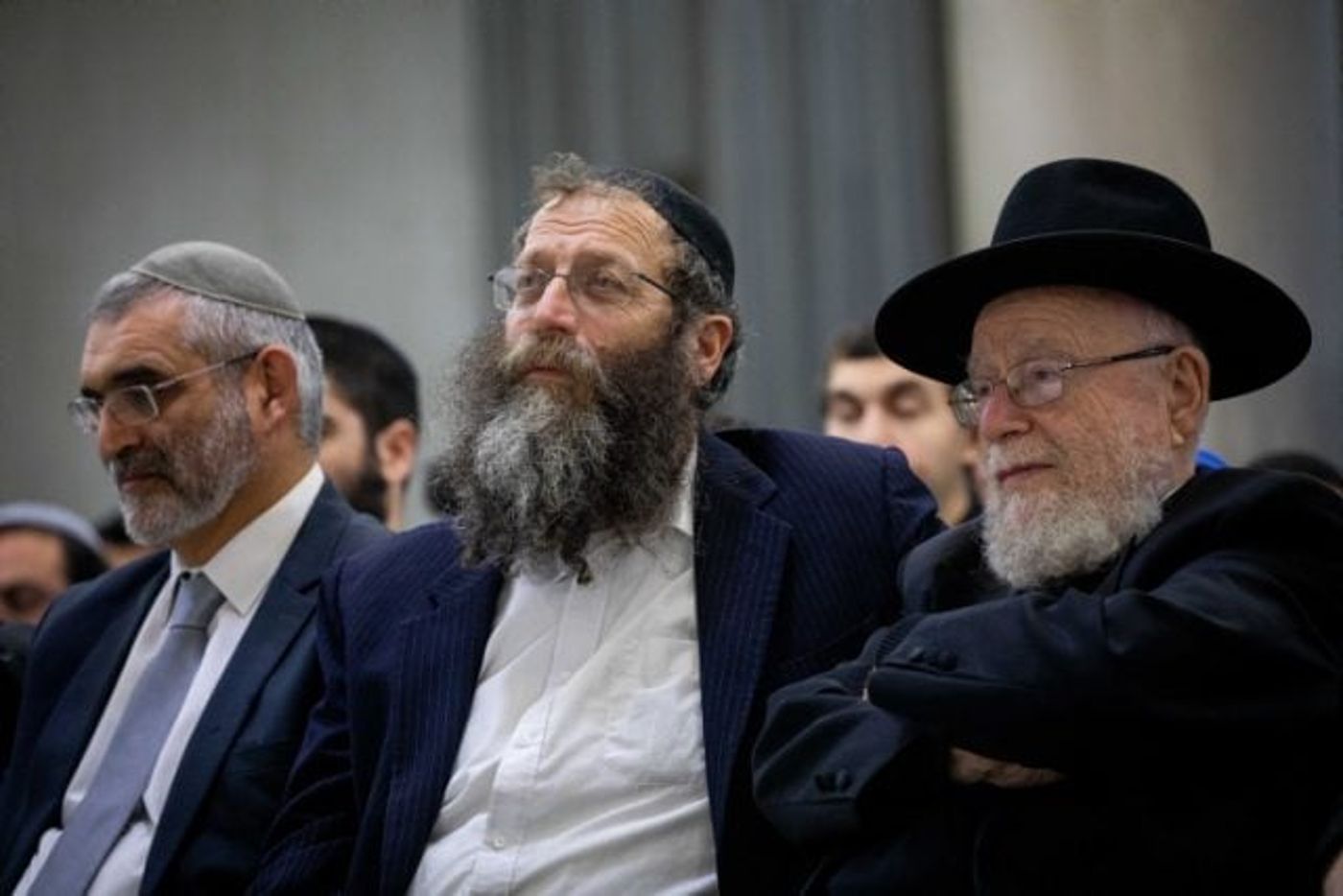 עם חברי 'עוצמה יהודית' מיכאל בן ארי וברוך מרזל