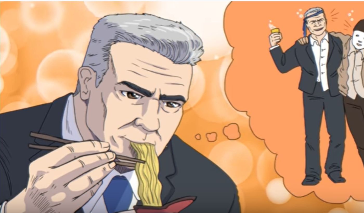 קורע: כשהבחירות הפכו לסדרת אנימה יפנית. צפו