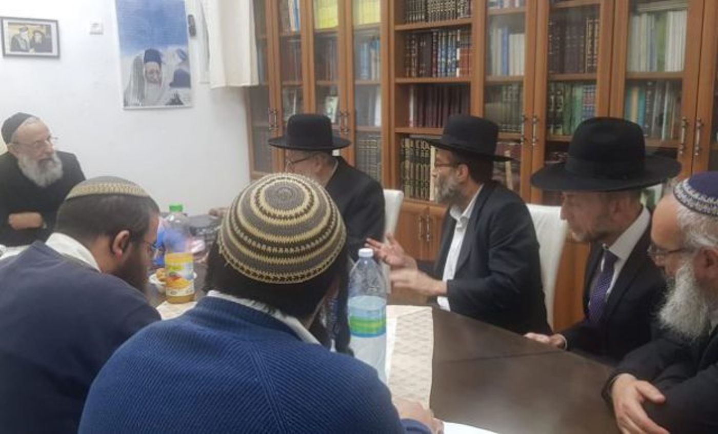 ראשי יהדות התורה אצל הרב דוד חי הכהן