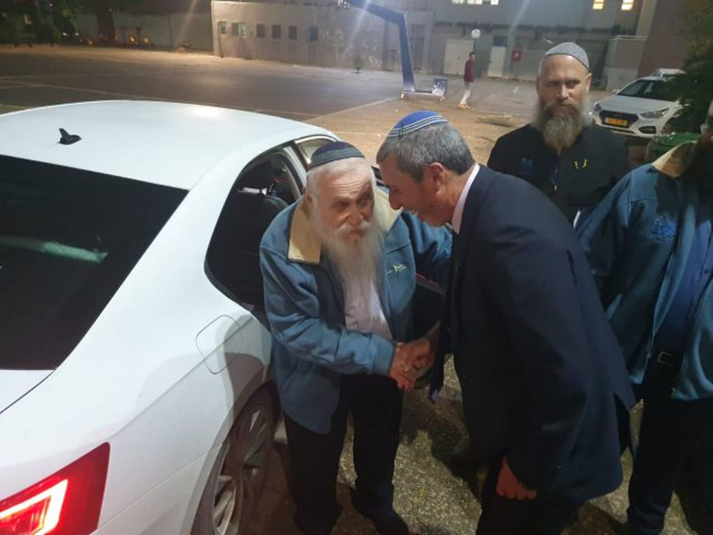 פרץ והרב דרוקמן בימים לפני הקורונה