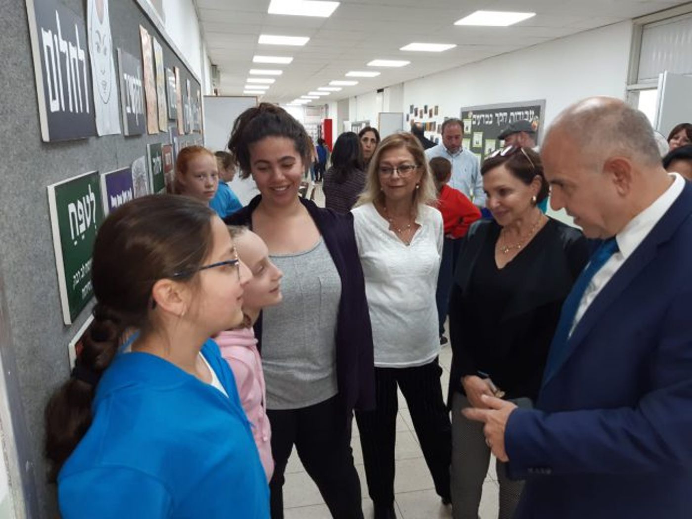 מנכ"ל משרד החינוך, שמואל אבואב בבית הספר בפסגת זאב