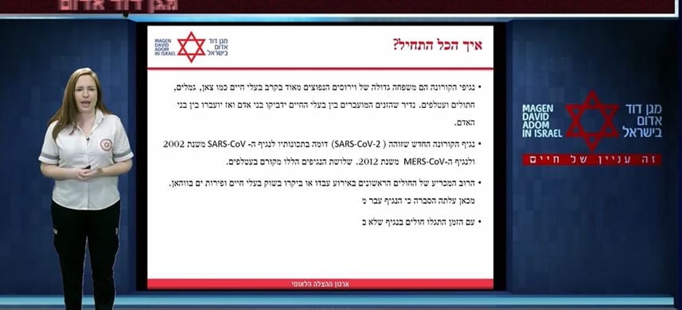 מד"א מציג: סרטוני הסברה על הקורונה במגוון שפות