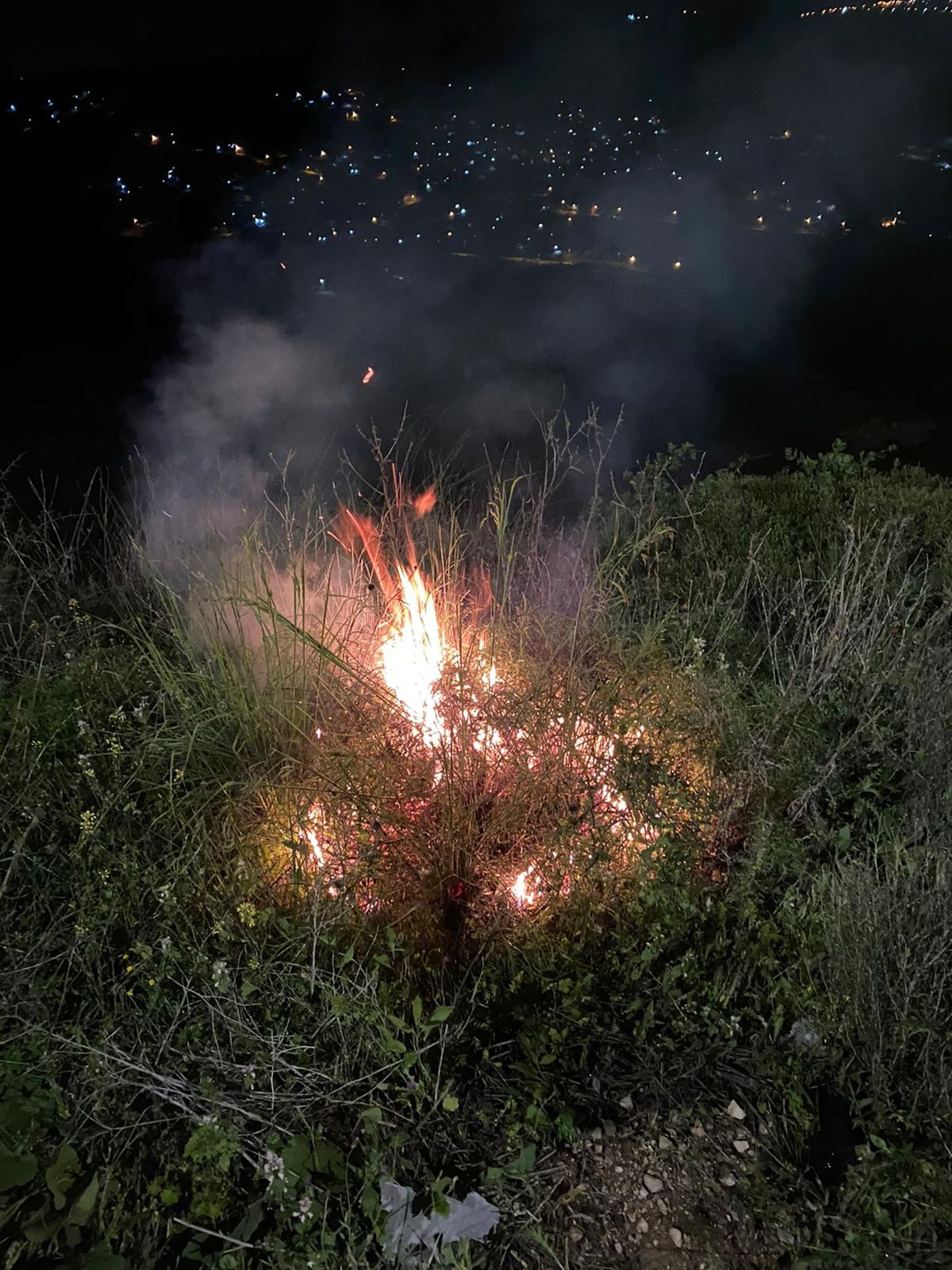 בקבוקי תבערה נזרקו לעבר כוחות מג"ב סמוך ליצהר