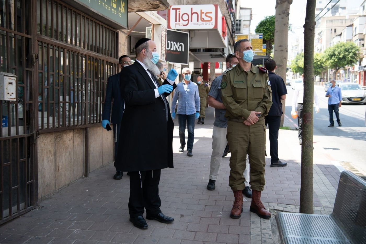 בעקבות הסיוע מצה"ל: הרמטכ"ל ביקר בבני ברק