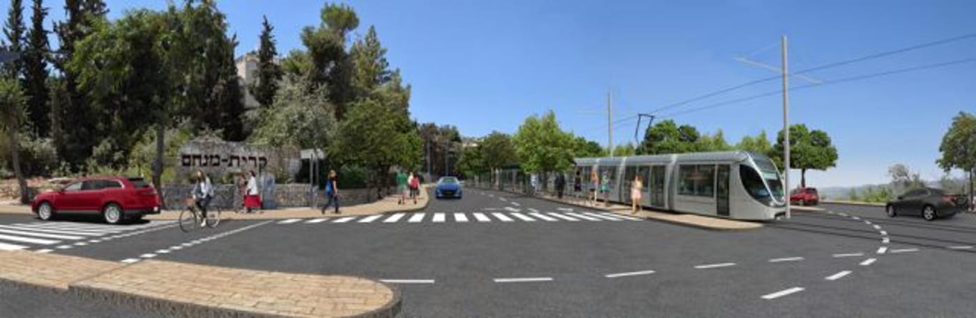 הרכבת הקלה בהנטקה