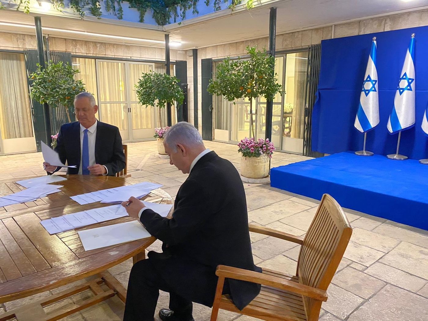 במערכת הפוליטית מגיבים להסכם בין נתניהו לגנץ