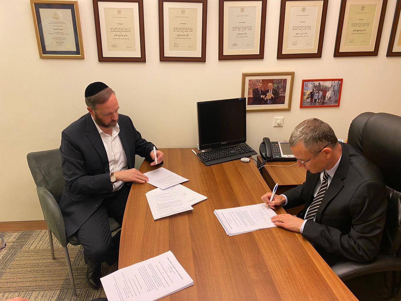 הסכם קואליציוני ראשון בבלוק הימין בין הליכוד וש"ס