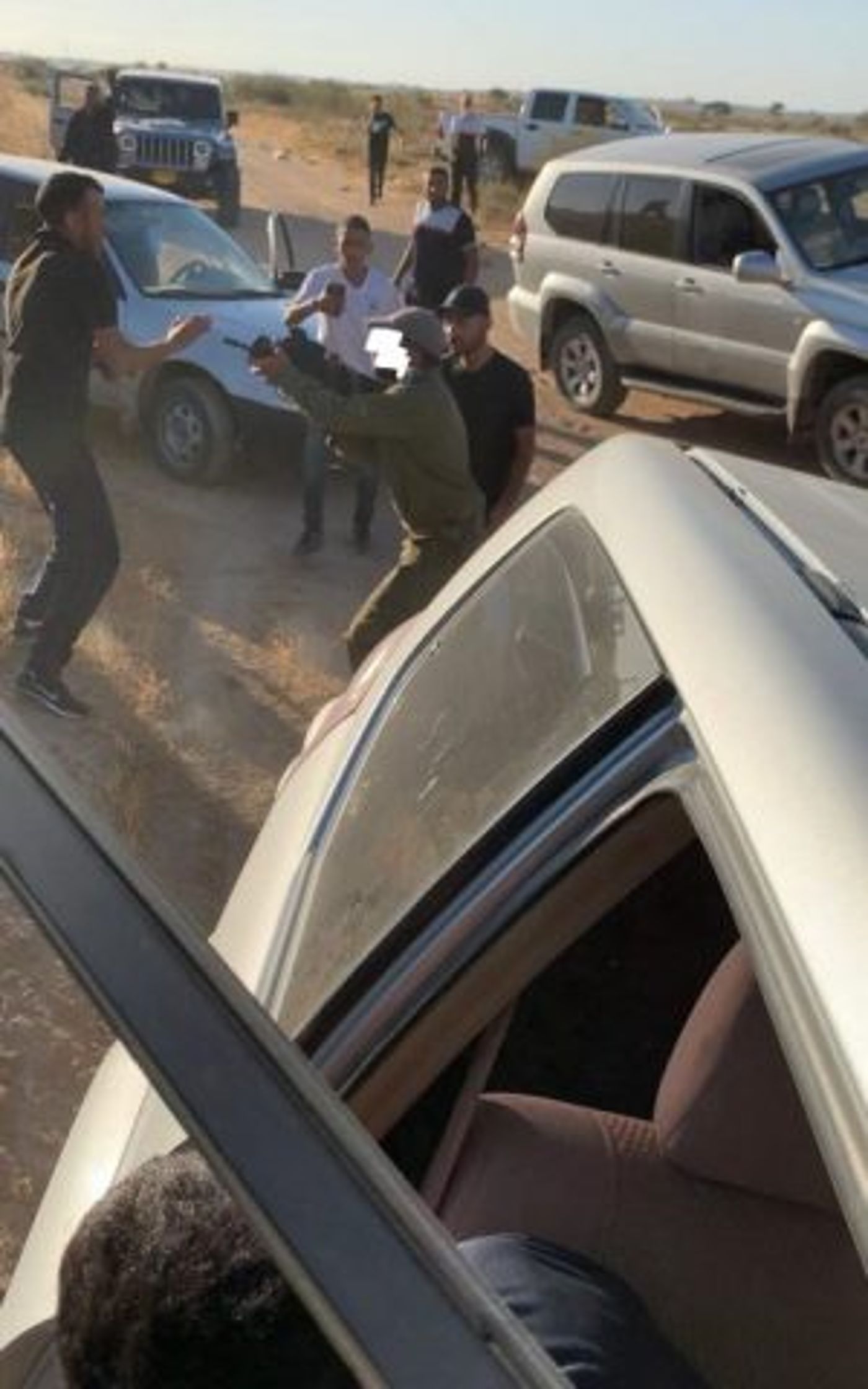 התקרית החמורה בצאלים (קרדיט: תושבי מביר הדאג')