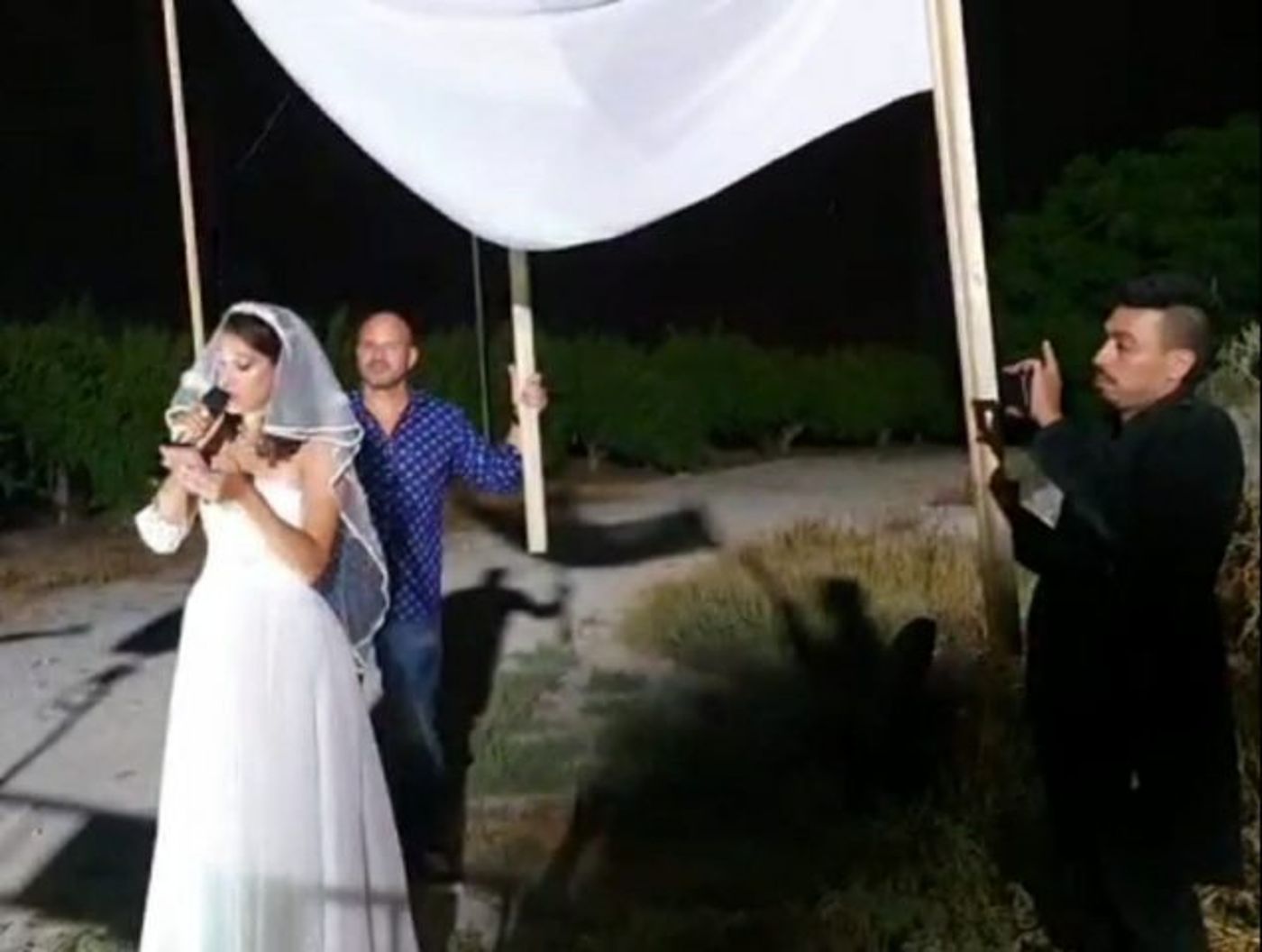 ההפגנה שנערכה לפנות בוקר מול ביתו של השר כץ