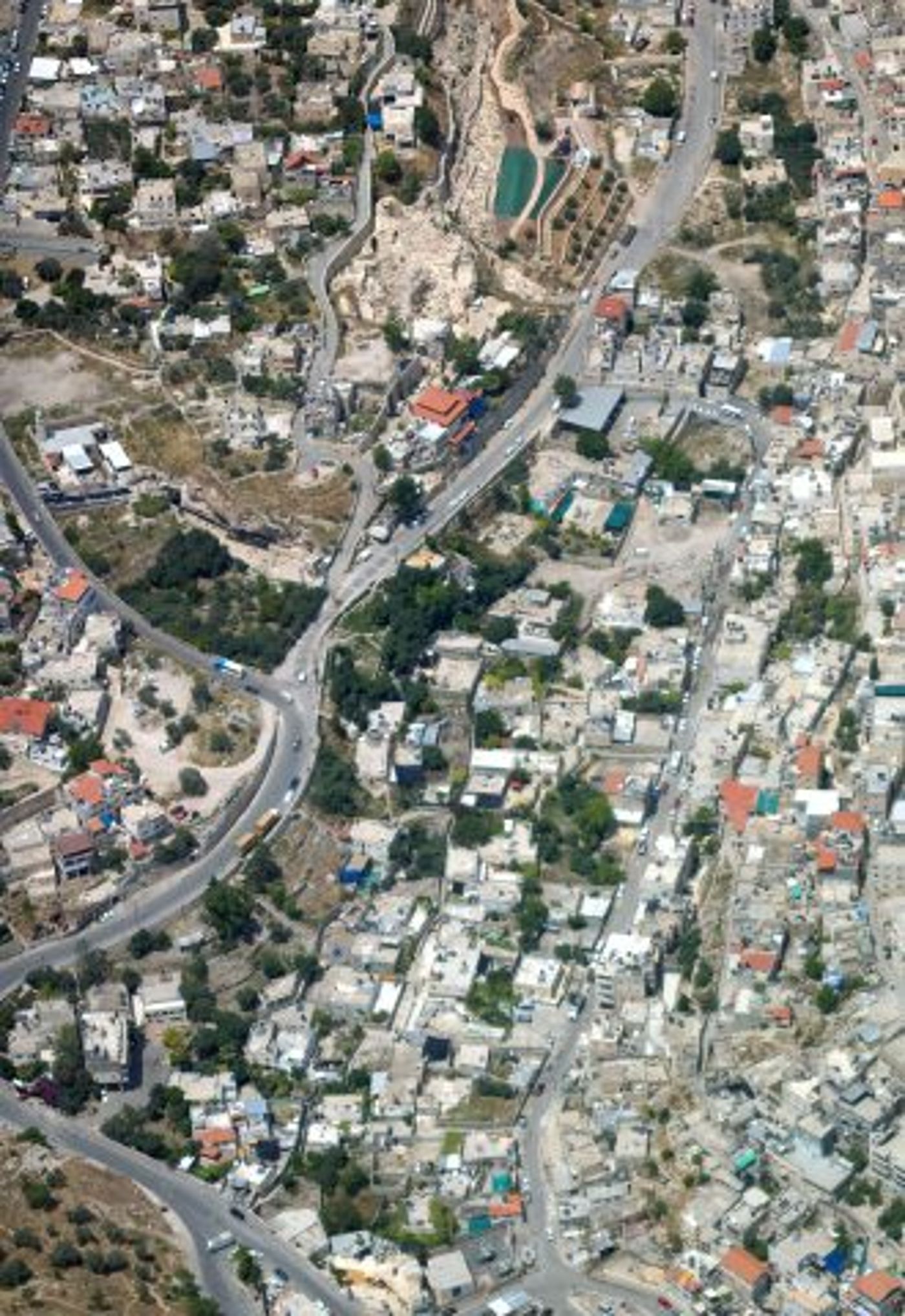 תצ"א של גן המלך (קרדיט: עמותת בצדק)
