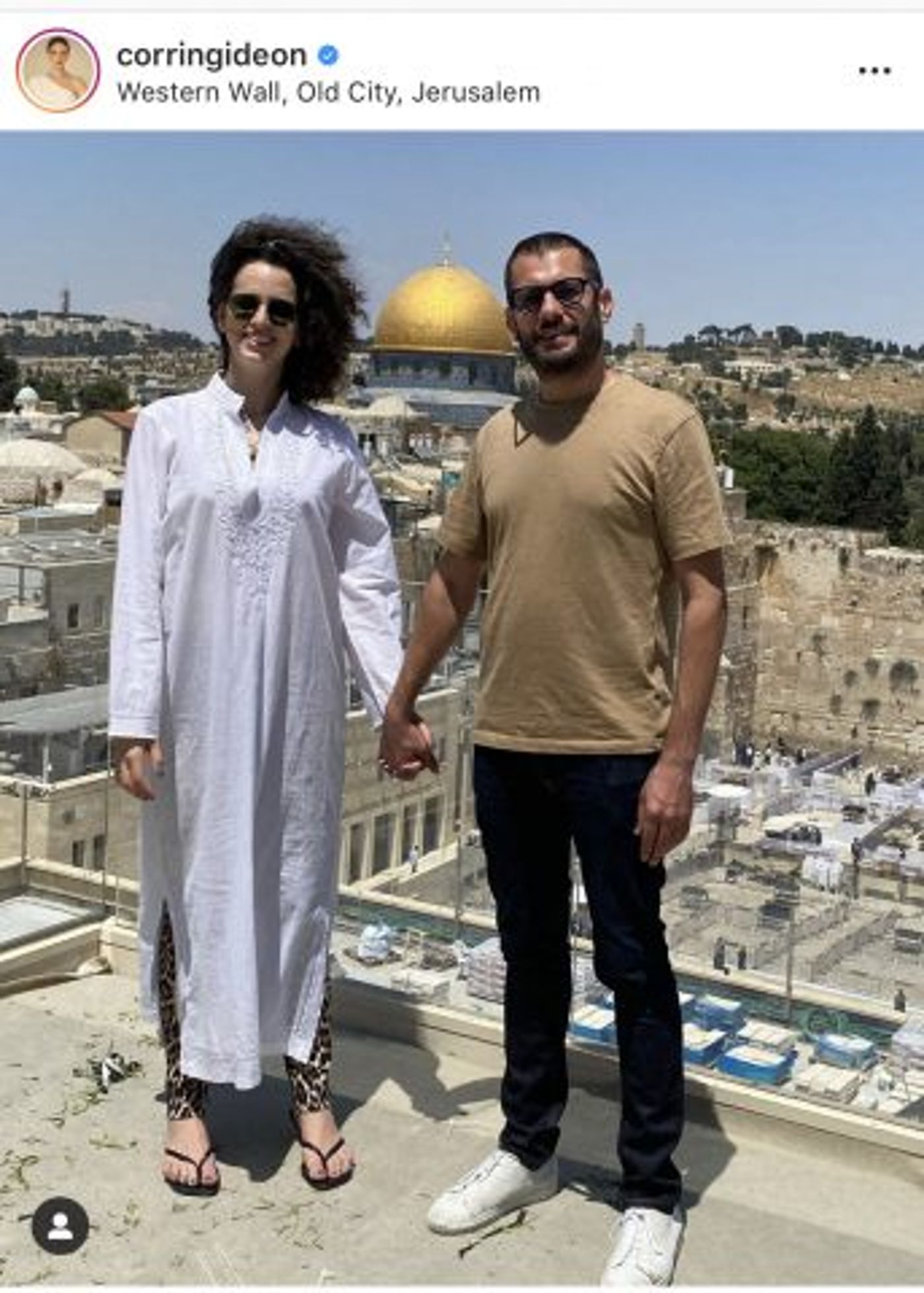 מה לבשה קורין גדעון לביקור בכותל