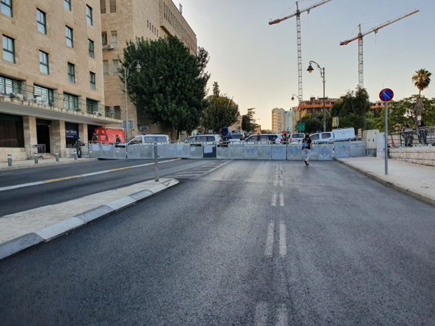 רחובות חסומים לקראת המחאה