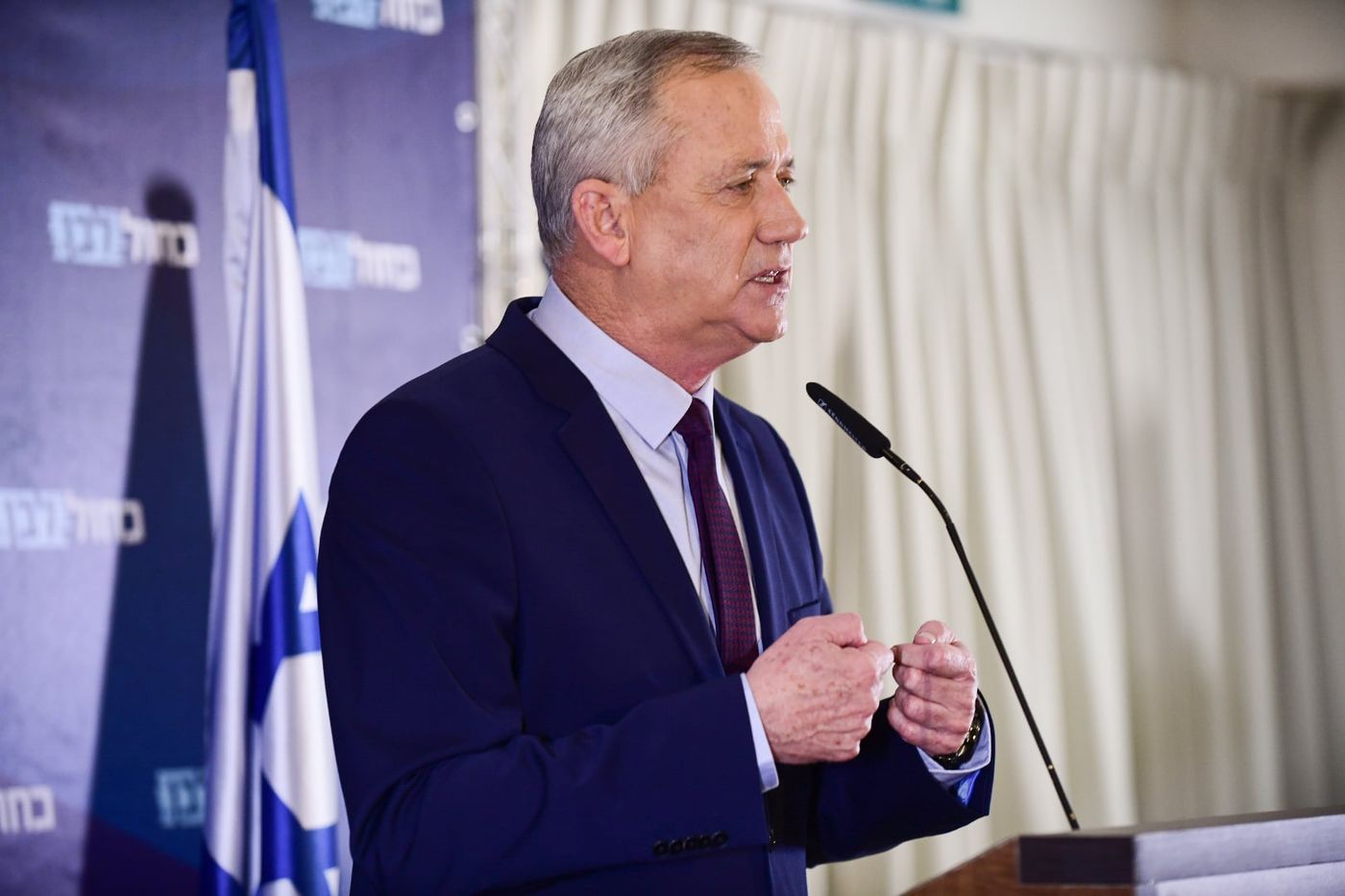 גנץ לאחר המטס מעל מחנה דכאו:גאה להיות שר הביטחון