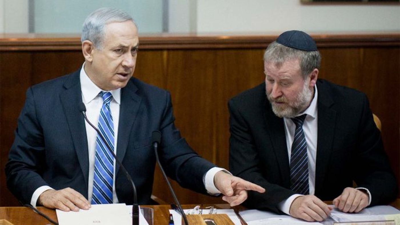 אביחי מנדלבליט ובנימין נתניהו.