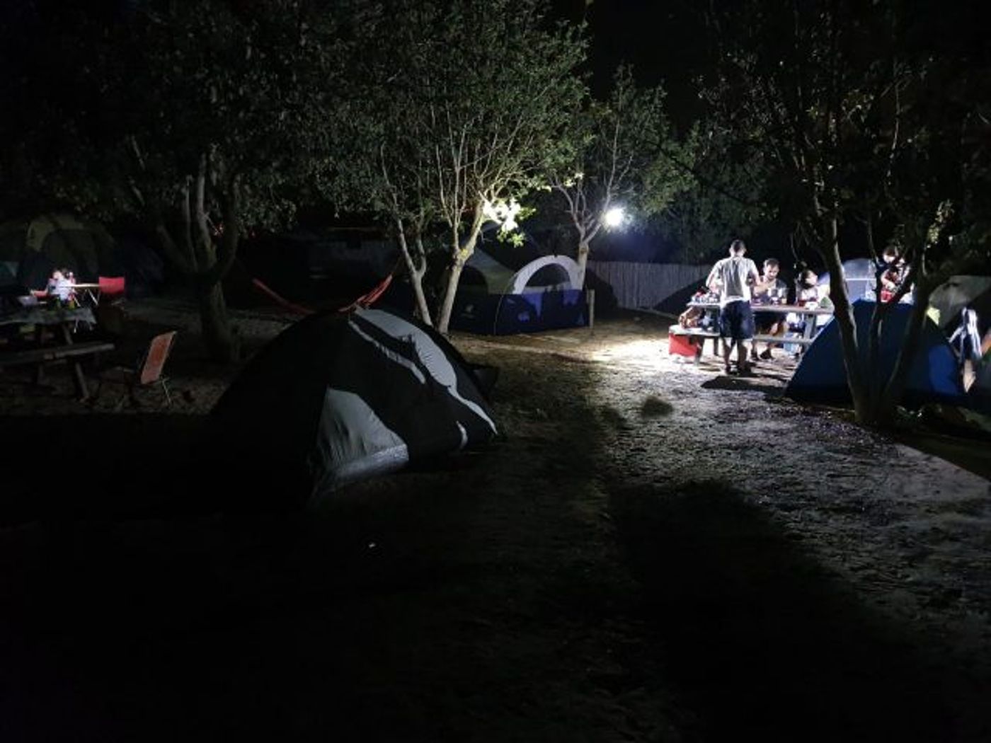 חניון לילה בגן הלאומי נחל ממשית (ערן היימס, רט"ג)