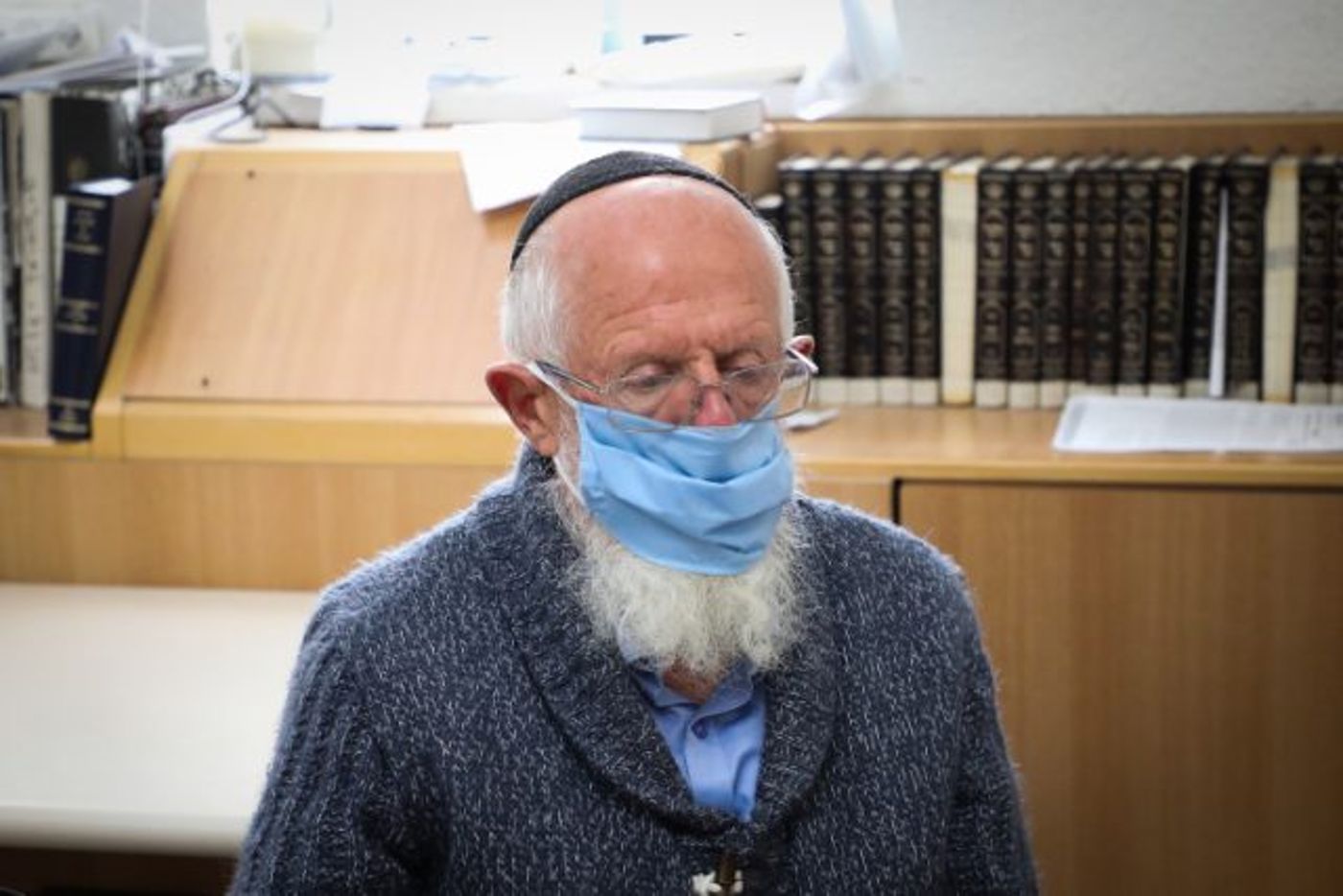 הרב יעקב מדן בישיבה בתקופת הקורונה, ארכיון
