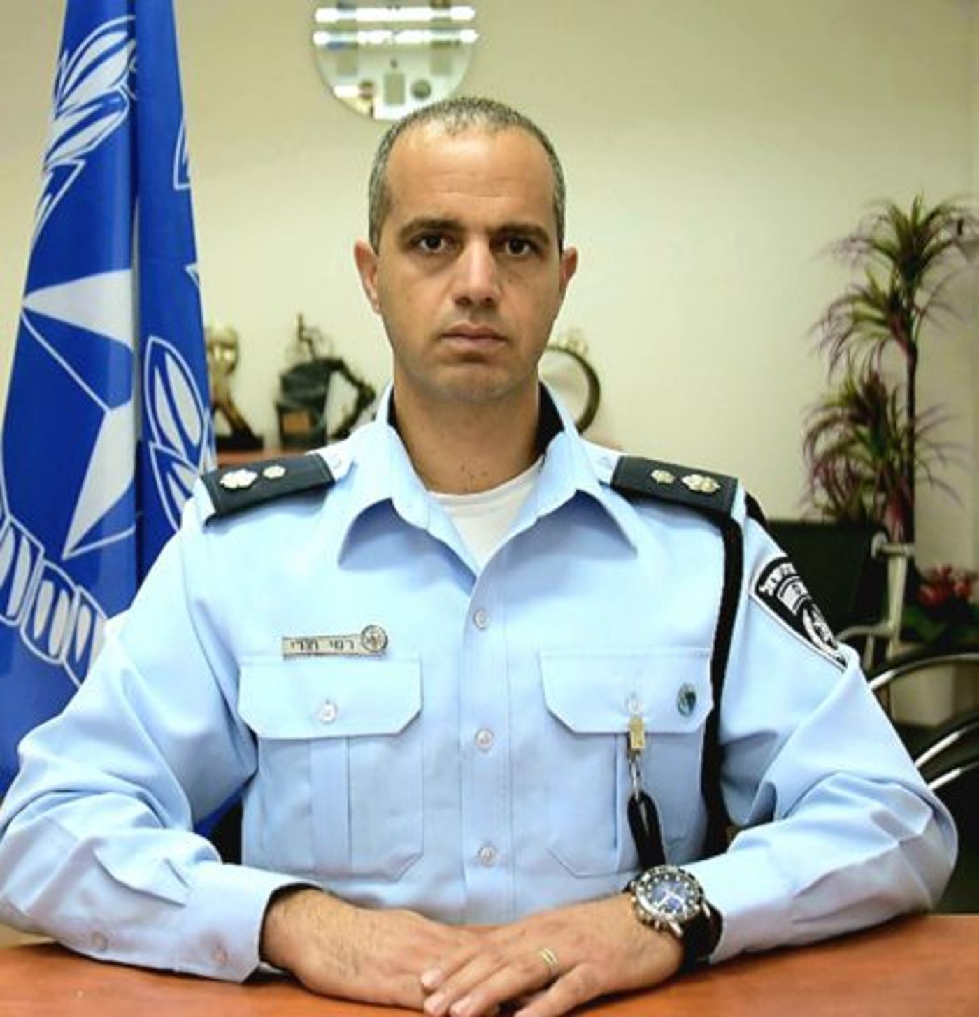מת"ח עפולה – מונה סנ"צ רמי חורי. (באדיבות: דוברות המשטרה)