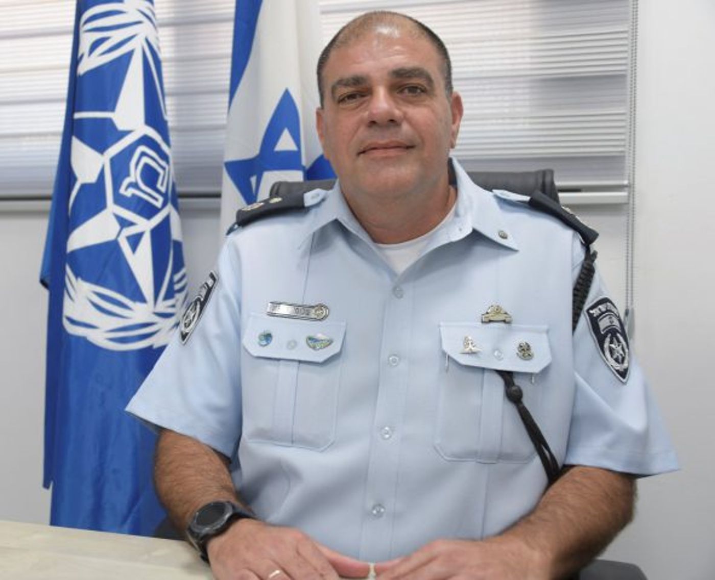 מת"ח צפת – סנ"צ שלומי הרצוג. (באדיבות: דוברות המשטרה)