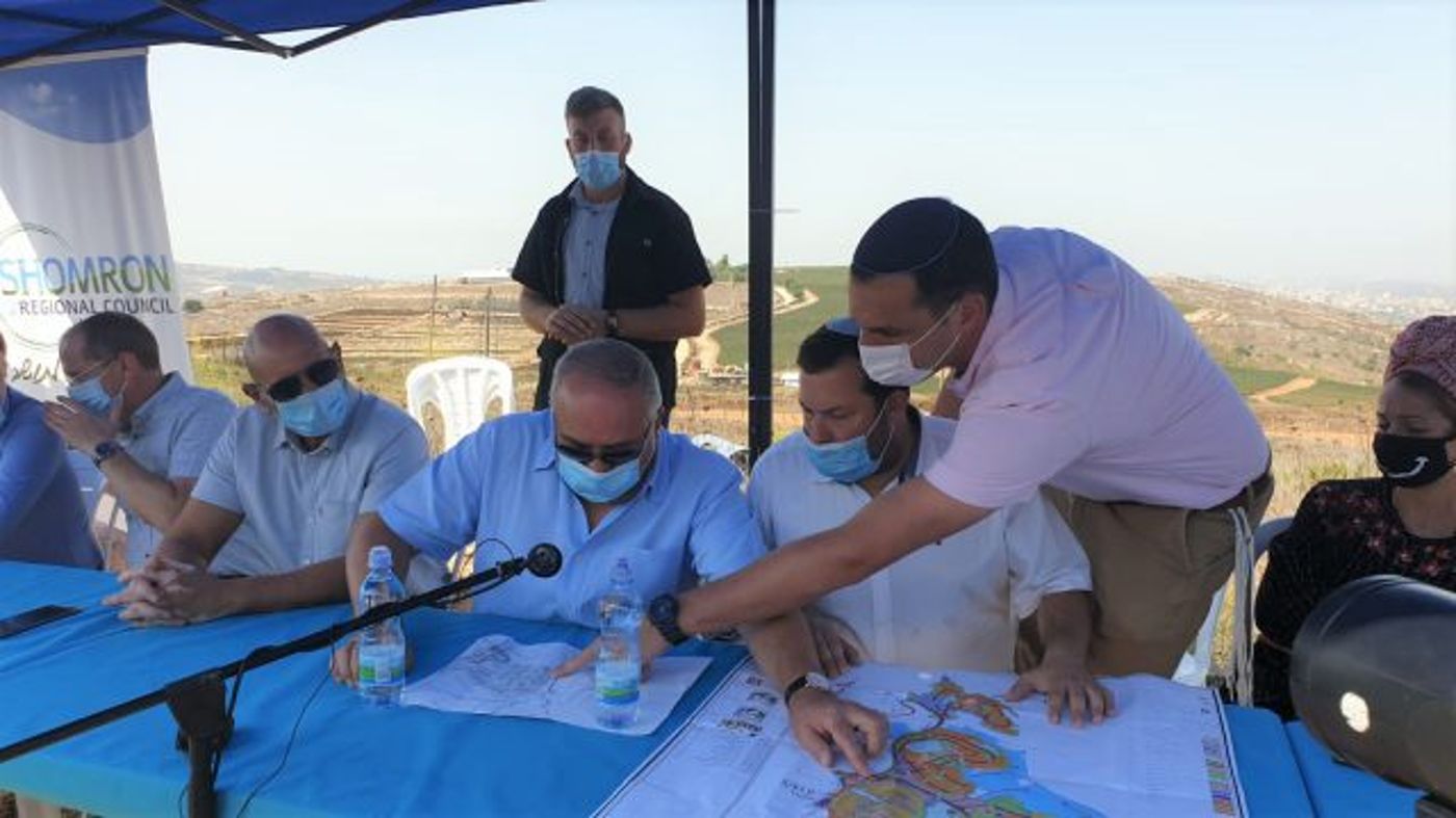 ליברמן בשומרון