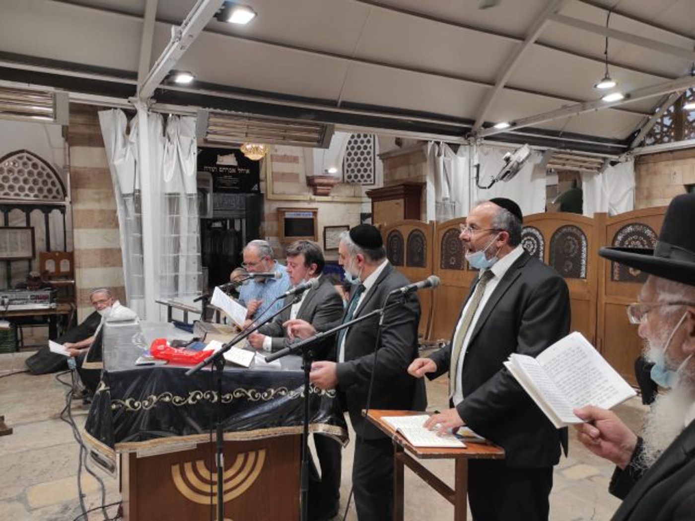 שר הדתות, יעקב אביטן, במערת המכפלה (דוברות השר)