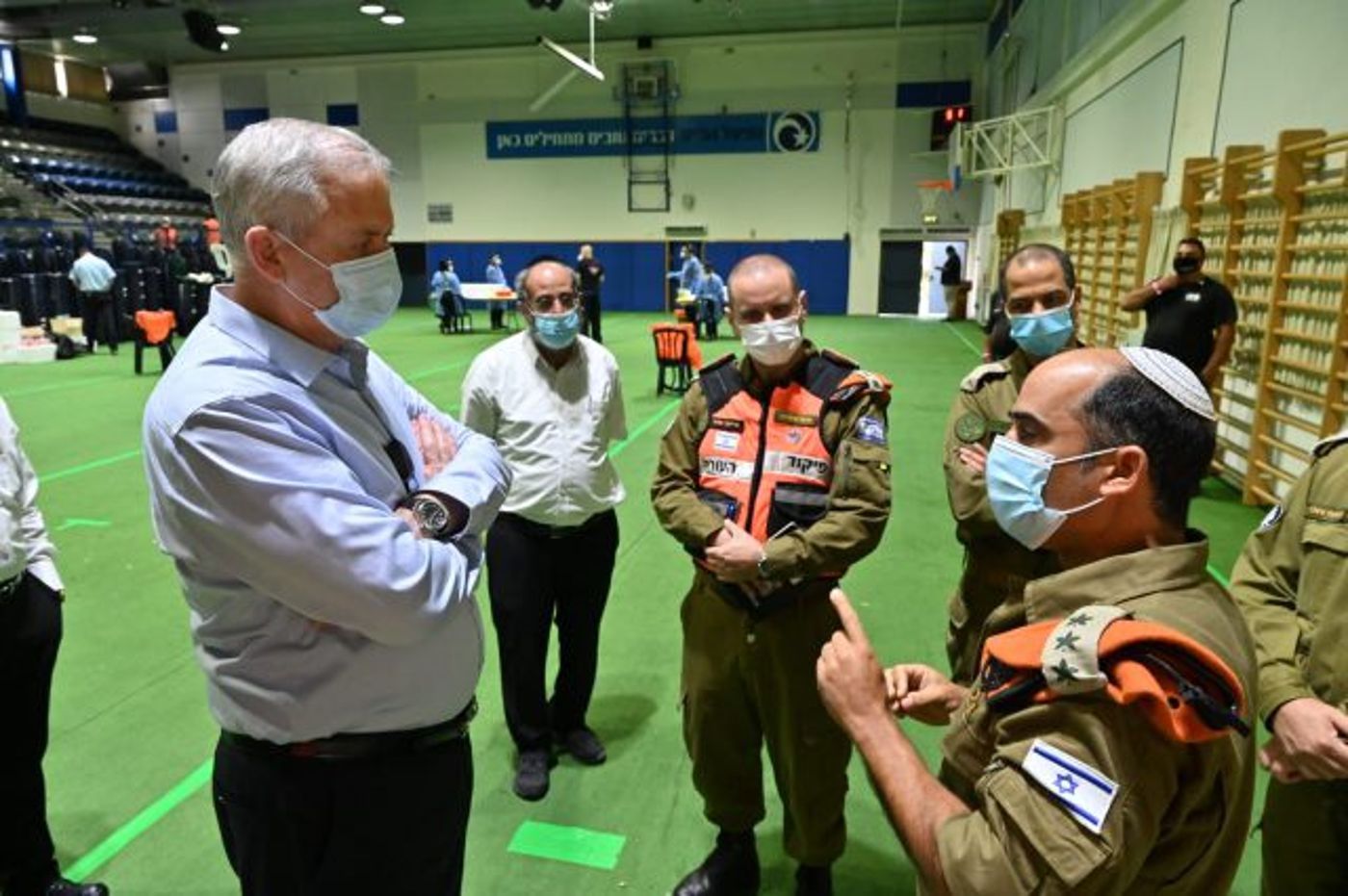 גנץ בבני ברק: כשאתם מסתירים מידע, מישהו נפגע
