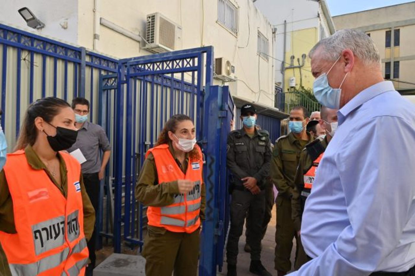 גנץ בבני ברק: כשאתם מסתירים מידע, מישהו נפגע