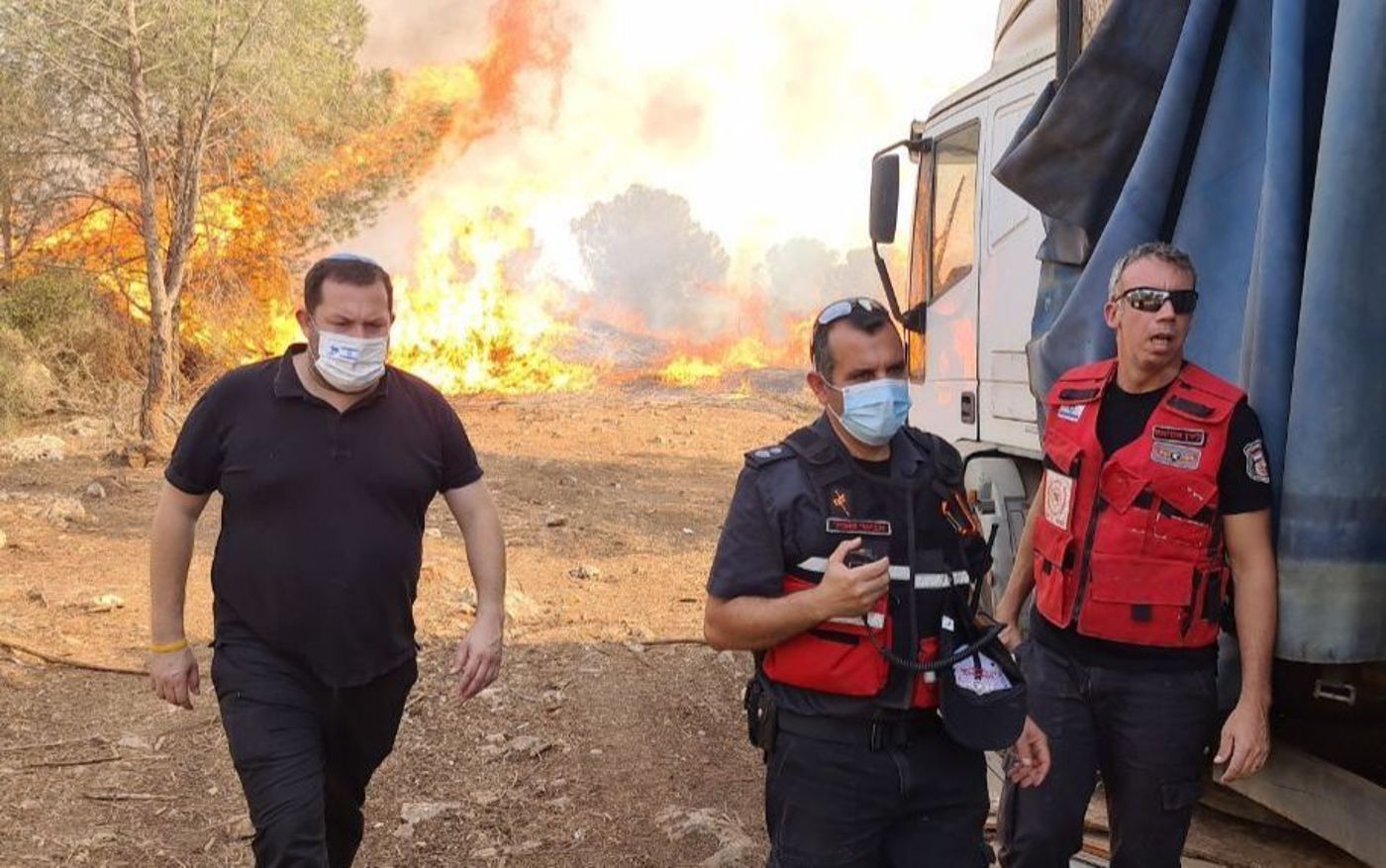 חשד להצתה: 3 שריפות במעוז צבי במהלך החג
