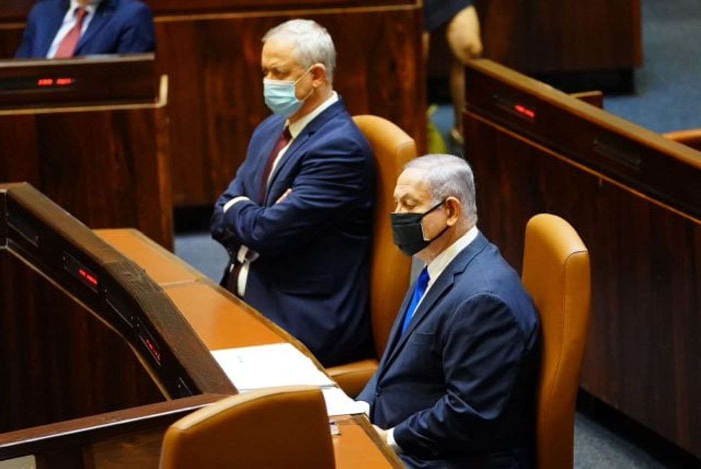 ראש הממשלה נתניהו ושר הביטחון בני גנץ